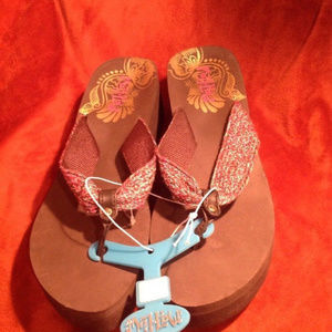 NEW MAD LOVE 10M WOMEN'S THONG MULTICOLOR PLATFORM